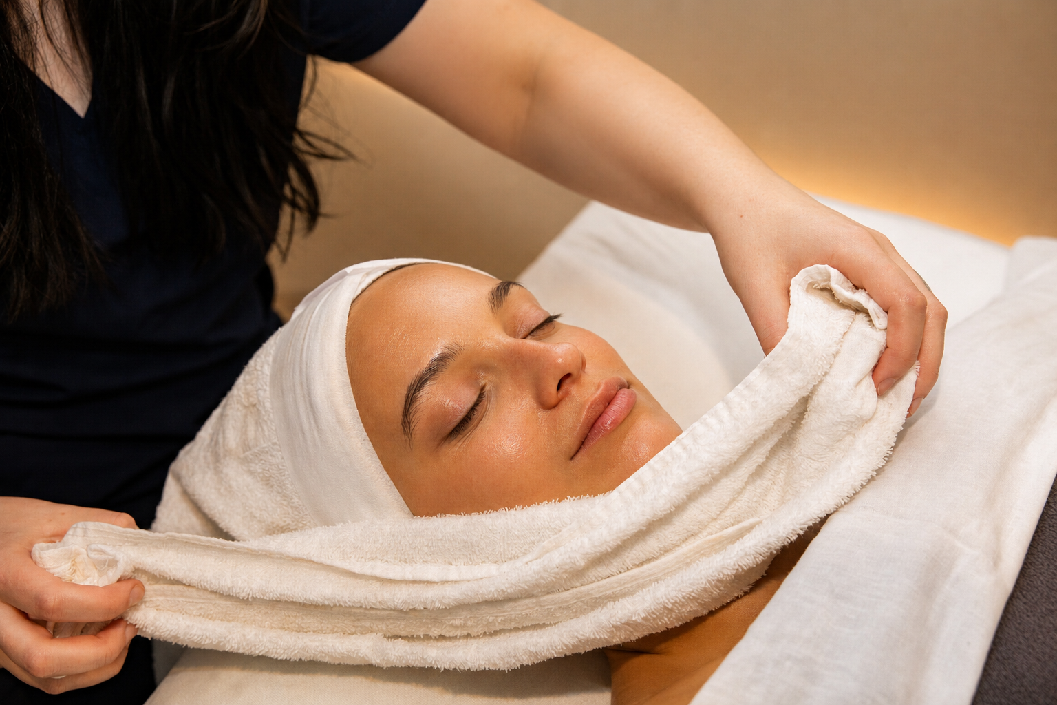 Glowing, radiant skin after a professional facial at Life Massage & Wellness Portsmouth NH