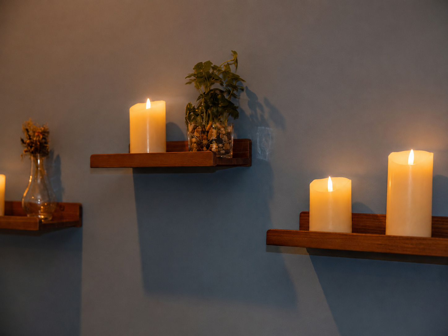 Candle and matches on a side table — calming ambiance at Life Massage & Wellness Amesbury MA
