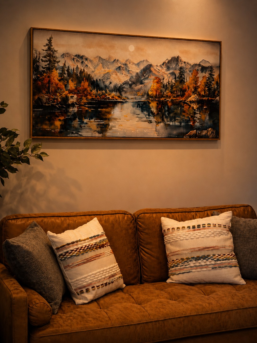 Warm, private corner where psychic guidance sessions take place in Portsmouth, NH